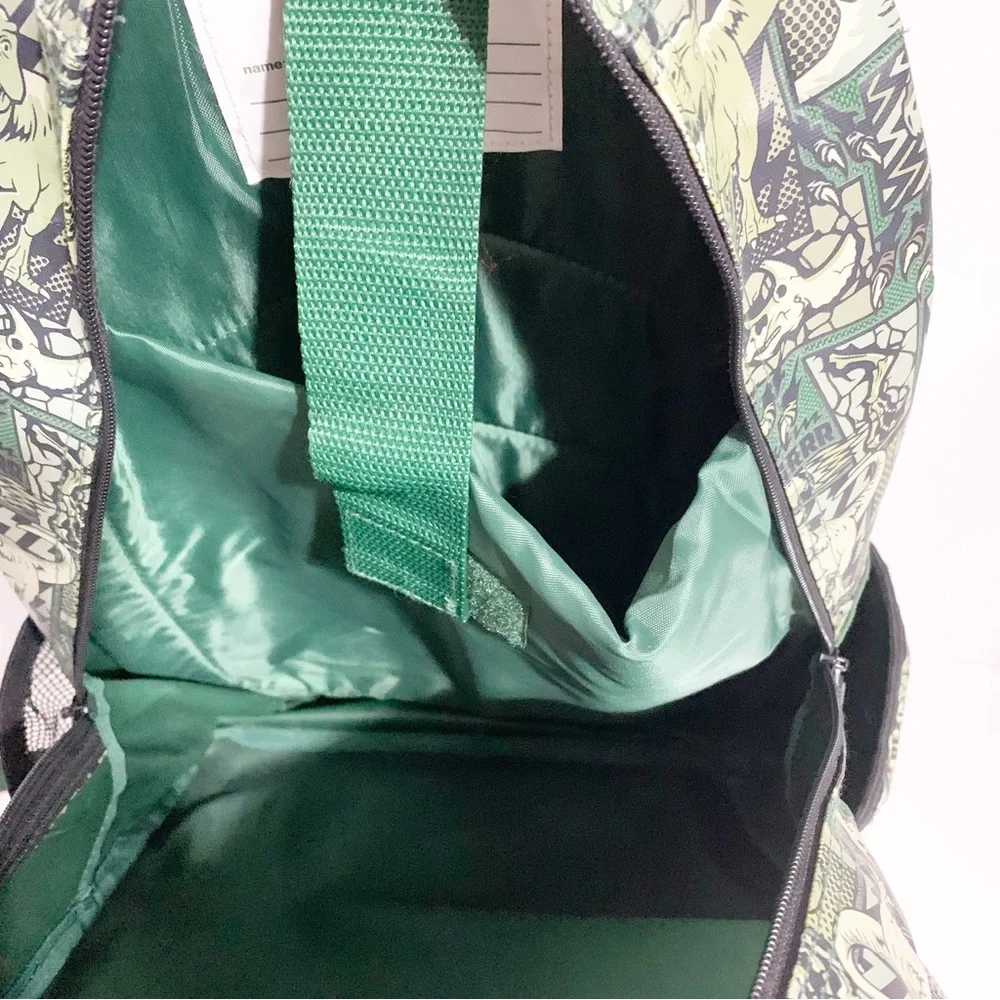 Smiggle Three Zip Compartments Dinosaur Backpack Padded Shoulder Straps / Laptop
